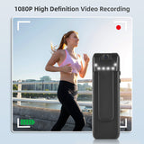 1080P with Audio /Video Recording Wearable Body Cam Clip-on Camera Camcorder w/ 180° Rotatable Lens IR Night Vision