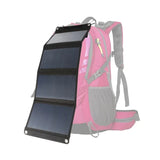12V 28W Solar Folding Bag for IOS Android Foldable Fast Panel Charging Support BC1.2 QC2.0 QC3.0 MTK PE+1.1 / TK PE+2.0