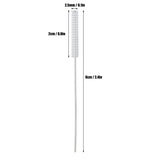10pcs Vent Brush 2.5mm Professional Nylon Hair Hearing Aid Tube Cleaning Tool Accessory