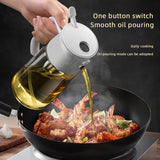 2 in 1 Spray Bottle For Cooking Olive Oil Sprayer Dispensers for Camping BBQ Baking Soy Sauce Kitchen Tool 500ml
