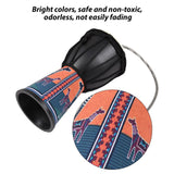 4 Inch Spring Effect Instrument PVC Portable Drum Brightly Colored Thunder Sound Simulation