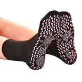 Breathable 1Pair Self-heating Hhysiotherapy Anti-fatigue Tourmaline Therapy Foot Massage Warm Sock Comfortable Healthy Care