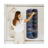 Felt Storage Rack Holder Bag Clip Travel Cap Organizer Wall Mount Hat Racks