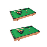 Billiards Game Triangle Rack Interaction Toy Mini Tabletop Pool Table Set, for Kids Adults Playroom Kindergarten Family Bedroom
