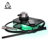 CRUSHER LED Smoking Hookah Set Grass Bowl Charcoal Burning Herb Water Filtration Pipe Tobacco Shop Accessories