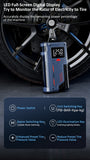 14.8V Tire Iator Portable Car Emergency Power Bank Jump Starter 10000mAh Air Pump Battery Booster Device Up to 4.0L Gas