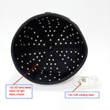 LED Infra Red Light Therapy Hat Scalp Massager For Hair Growth Electronic Hair Regrowth Cap Scalp Relieve Treatment Machine USB