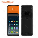 Android 8.1 POS Bluetooth Thermal Printer Receipt Portable NFC Terminal Handheld PDA Point Of Sale System All in One