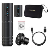 Ambition  Portable Wireless Tattoo Pen Machine Powerful Coreless DC Motor 2200 mAh 4.0mm Stroke Lithium Battery for Artist Body