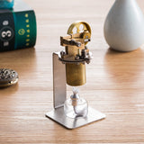 Mini Stirling Model, Full Copper Boiler Vertical Small Steam Engine Model Physical Experiment Toy Gift