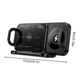 Car Vent Air Outlet Mount Double Coil Design Navigation Bracket For Straight Screen Mobile Phone