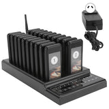 Restaurant Pager Wireless Calling System Receiver 20-Channel with Charging Indicator