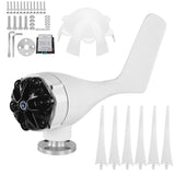 Windmill Turbines Generator Small 6 Blade Wind Industrial Machinery Equipment 800WWhite 12V