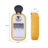 Portable Digital Honey Refractometer 4-in-1 Brix/Water/Be'/Refractive Tester Measurement Instrument JN