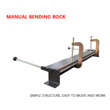 36-inch manual industrial steel plate hine sheet metal bending brake C-clip fixed