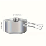 1pc, Outdoor Non-stick Pot, Cooking Noodle Pot, Personal Household Cooking Pot, Soup Pot, Suitable For Electromagnetic Stove