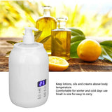 Massage Oil Heater LED Display Touch Control Temperature Adjust Essential Oil Bottle Warmer 110‑240V Single Bottle Oil Warmer