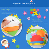 12PCS Cartoon EVA Sticker Toys DIY Animal Handmade Foil Art 3D Stickers For Kids