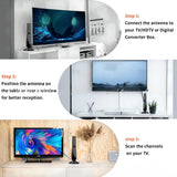 2024 Cross Border Supply Of Indoor Digital TV HDTV-T Vertical Ground Wave Antennas For Europe And America