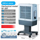 Outdoor Chiller Solar Rechargeable Commercial Mobile Refrigeration Air Conditioning Factory Water Coog Fan