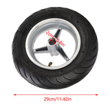 Electric Scooter Wheel Replacement Aluminum Alloy Hub Electric Scooter Wheel Tire Anti Slip Shockproof for Scooter Replacement