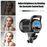 Andoer 135W/60W Bi-color Portable LED Studio Video Dimmable Bowens Mount Continuous Light for Product Portrait Photography