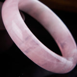 Ice seed Pink Crystal lotus Jade Bracelet