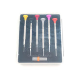 6 Pcs/Lot T Blade Watch Stainless Steel Screwdriver Watchband Movement Repair Tool Set With Extra Blades