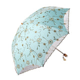 Woman Travel Folding UV Resistance Princess Lace Parasol Sun Umbrella For Women Girls Gift