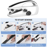 Electric Handheld hine With Trimmer 2 Speed Single Thread ing Mini Portable Sewing Small Gadget