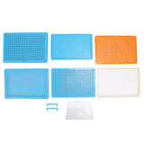 0# 400 Holes Capsule Filling Plate ABS Capsule Filling Machine Version Counter Organizer Holder