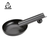 Mini Spoon Tray Stainless Steel Pocket Cigarette Ashtray Stand Ash Slot Single Tobacco Cigar Holder Gift