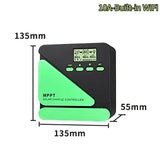 12V 24V WIFI MPPT Panel System Battery Charge PV Regulator Dual USB 10A 20A 30A 40A 50A 60A Solar Controller
