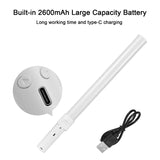 Andoer D2 Handheld RGB Tube LED Video Light Wand 2500K/5500K/8500K Dimmable Built-in Battery for Vlog Live Streaming