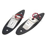 2Pcs Red Green LED Boat Navigation 12-24V Waterproof Saig Signal Lamp Marine Yacht Warning Light Side Marker