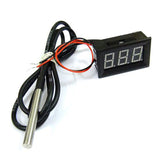 DS18b20 Sensor 0.56" LED Digital Thermometer -55 ~+125C Temperature Meter DC 12V 24V CAR Fish Tank Water Air Indoor Outdoor