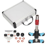 Professional Manual Chiropractic Tool 10 Gears Strength Adjustable Vertebration Manual MassagerRed