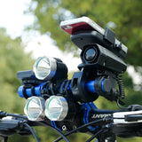 ESLN 10cm 20cm Aluminum Alloy/Carbon Tube Bicycle Handlebar Extender Mount MTB Bike Cycg Headlight Bracket Flashlight Holder