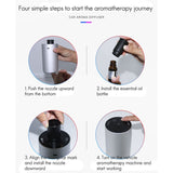 Top-Essential Oil Diffuser Car Air Freshener Aroma Waterless USB Auto Aromatherapy Nebulizer Rechargeable For Home Yoga