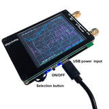 Nanovna VNA 2.8 Inch Network 50Khz - 900Mhz Antenna Analyzer Built-In Battery