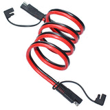 100cm 5.3mm² 10AWG to SAE Quick Disconnect with Cap Power Automotive Panel Extension Cable For Solar Panels Battrey
