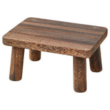 Wooden Step Stool Rectangle Wooden Stool Small Wooden Stool Foot Stool for Kitchen