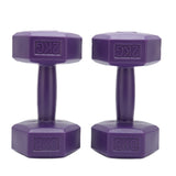 Fitness Dumbbell One Piece Filling Molding Dumbbell Hex Dumbbell Cement Inner Core PVC Outer Protective Cover for Gym for Home