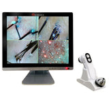 New 15inch HD Scalp/Skin /Hair Follicle Detector 16G Electric UV Testing Analysis Magnifier Professional 50X/200X Skin Analyzer