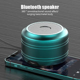 Bluetooth Small Speaker 360° Omnidirectional HIFI Stereo Sound Mini Portable Audio Subwoofer