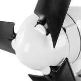 800W Small Wind Generator Kit 3 Blades Power Turbines Parts for Marine Home ChargingBlack 12V