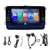 Car Stereo 7 Inch 2K HD Touch Screen Bluetooth GPS Navigation Wireless Carplay Replacement for Seat