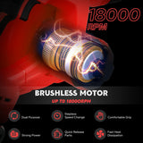 Cordless Leaf Brushless Electric Air Blower 6-Speed Up to 180MPH Vacuum Cleaner for Milwaukee 18V Battery (No Battery)