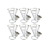 Basket Single Head Rack 6 Pieces of French Fries Cups Fried Chicken Cooked Food Display Stand