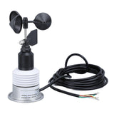 5 in 1 Weather Sensor with Cable Mini Temperature Humidity Wind Speed Direction Air Pressure Weather Meter for Outdoor DC 9 to 30V